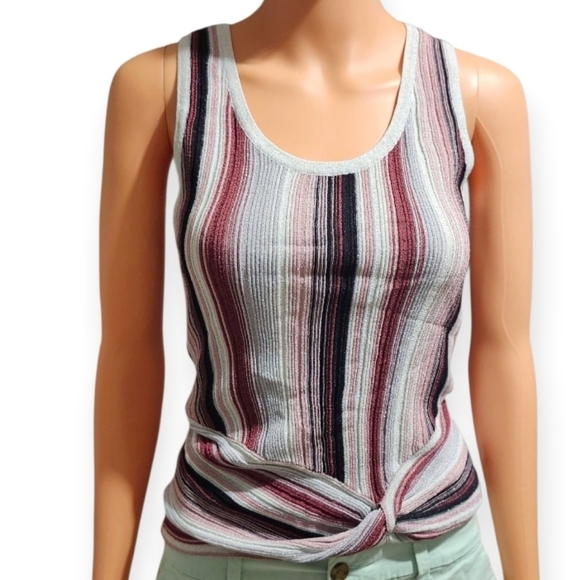 INC International Concepts Multicolor Striped Tank Top - Picture 1 of 6